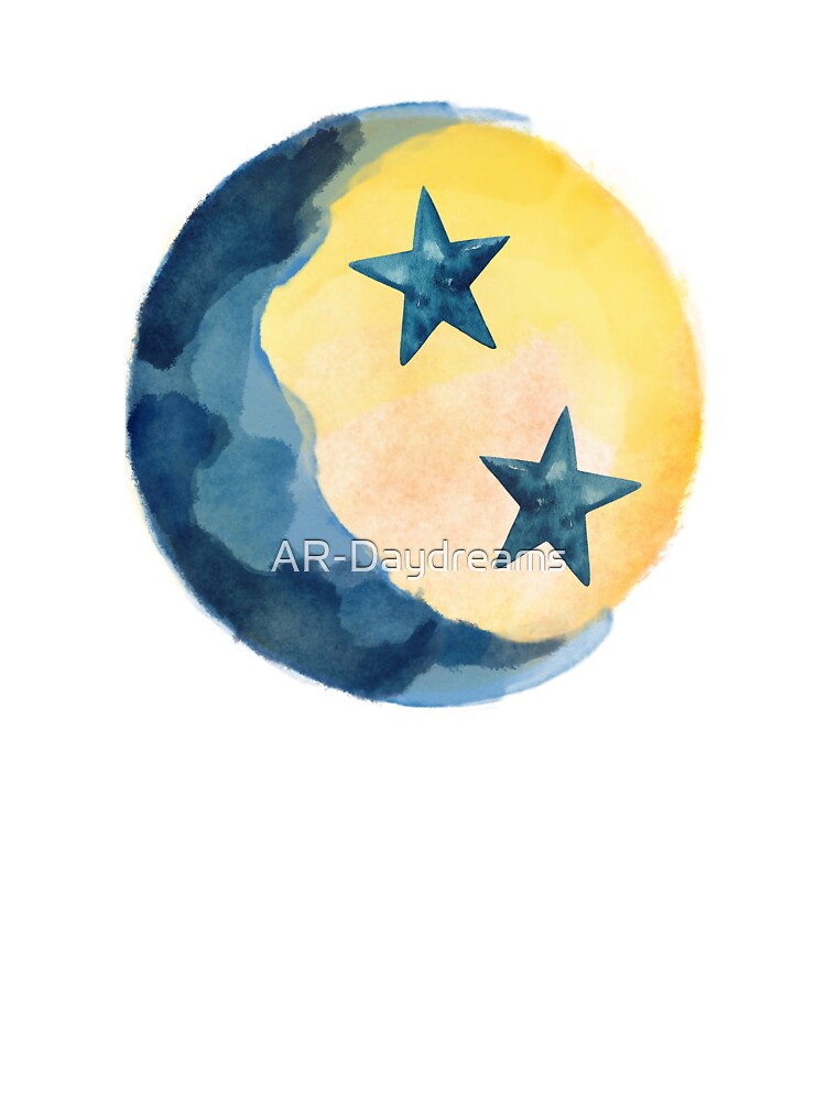 Moon, sun and stars by AR-Daydreams