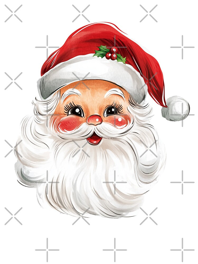 Cute Vintage Santa by Inspired Life Creative