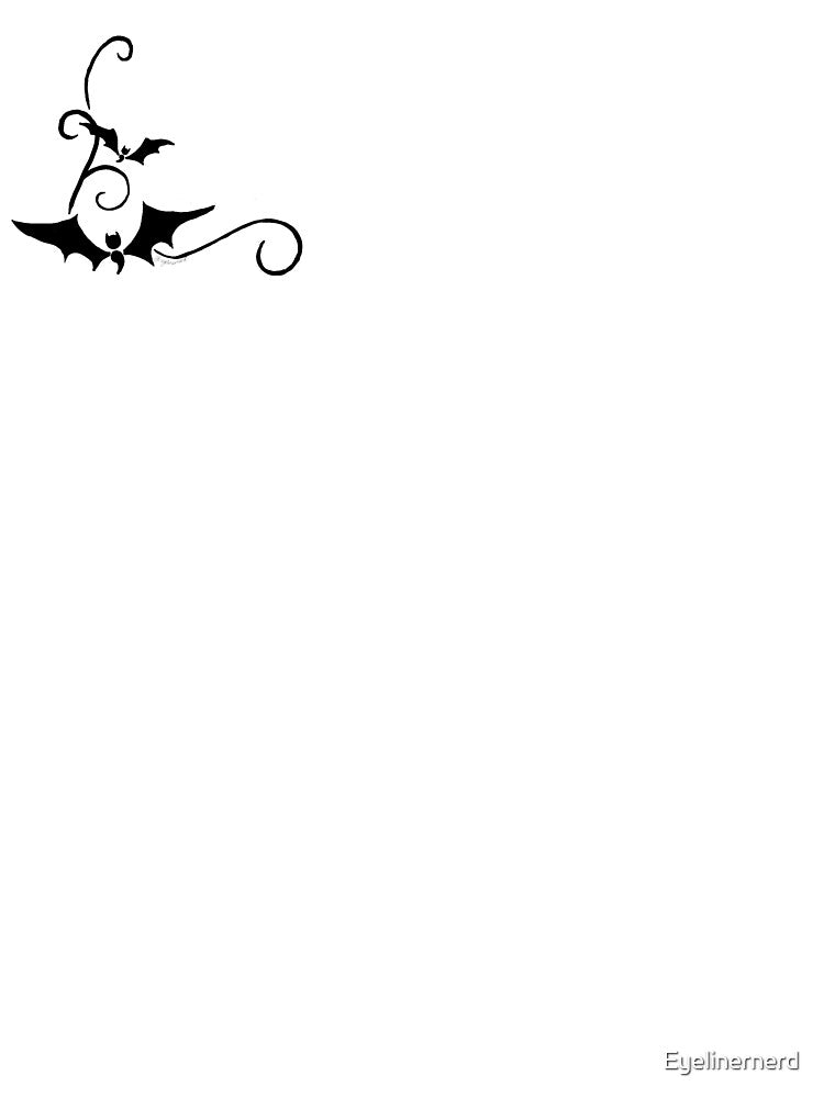Bat semi-colon motif by Eyelinernerd