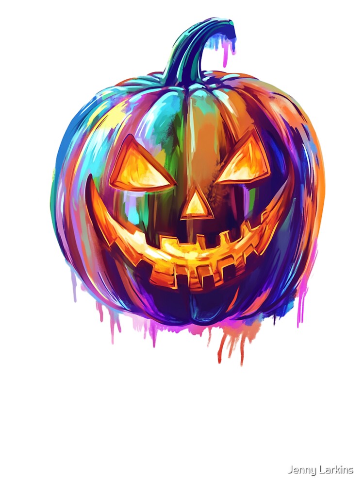 Creepy Retro Jack O Lantern by Croneandquill