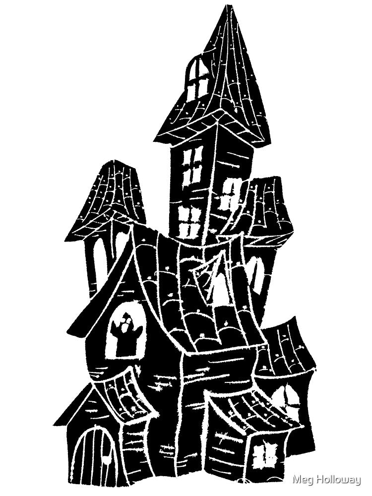 Big Haunted House by Megan Holloway Art
