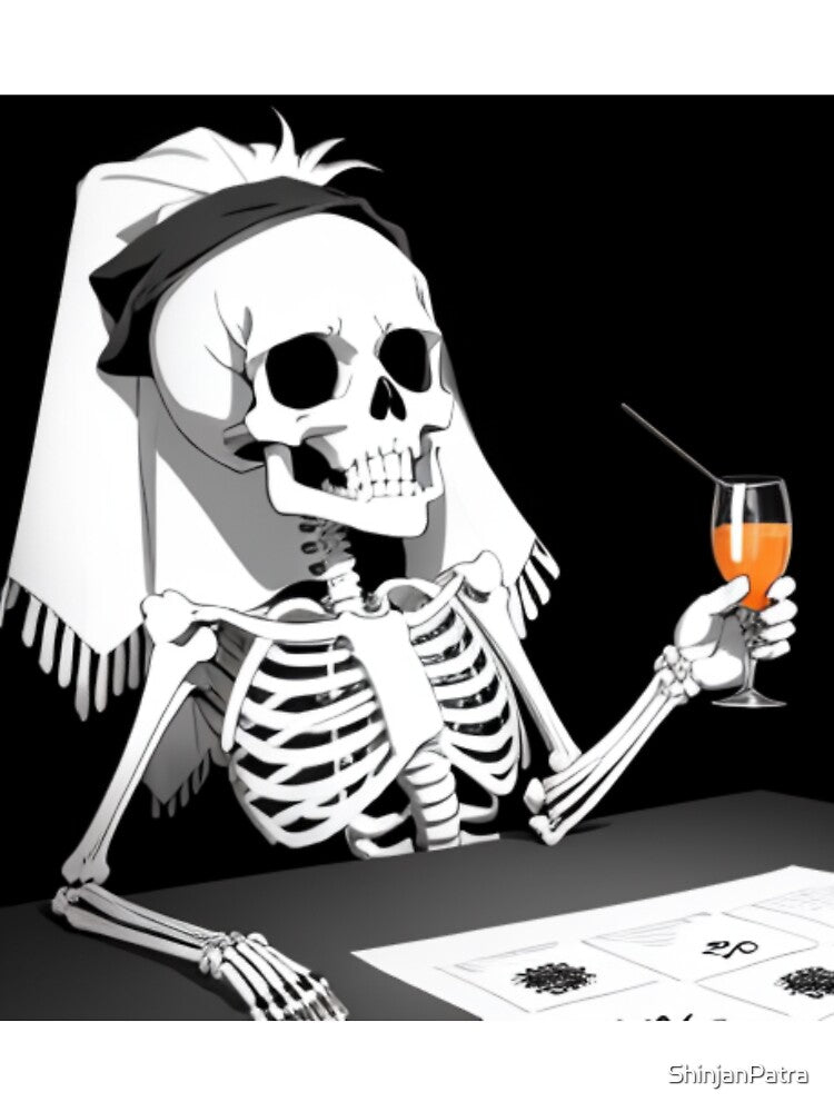 Funny Skeleton celebrating by ShinjanPatra