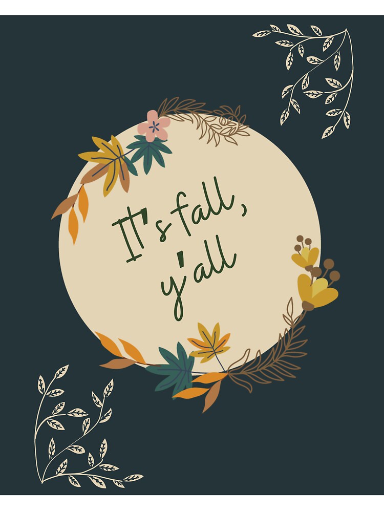 Minimalist Fall Autumn vibes | it’s fall, y’all by CardsandCanvas