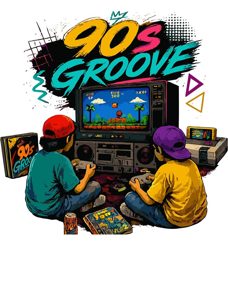 90s Grooves – Retro Gaming & Vintage Childhood Vibes by ARISE INTEGRATED