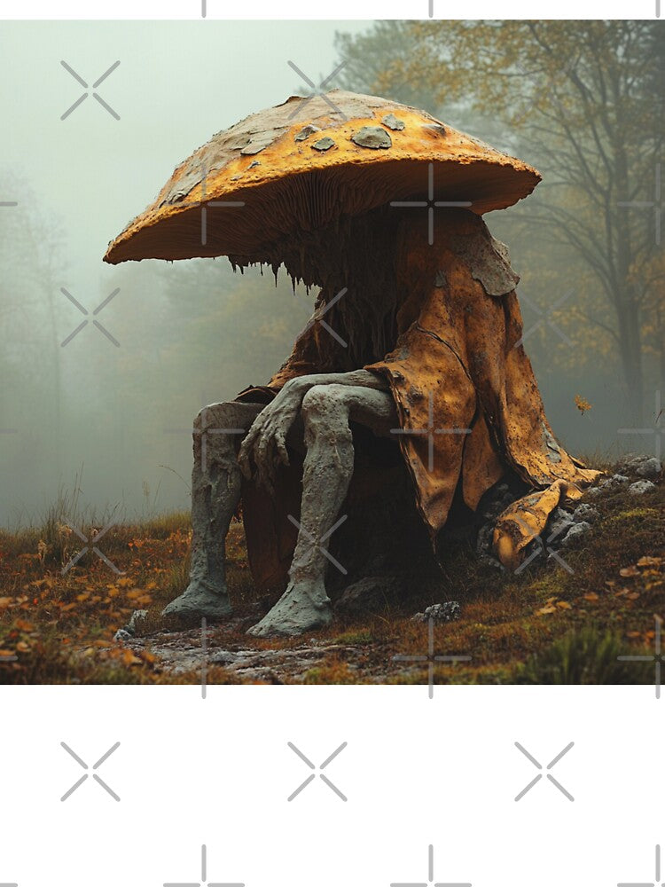 Sad mushroom men autumn by Jeegerverd