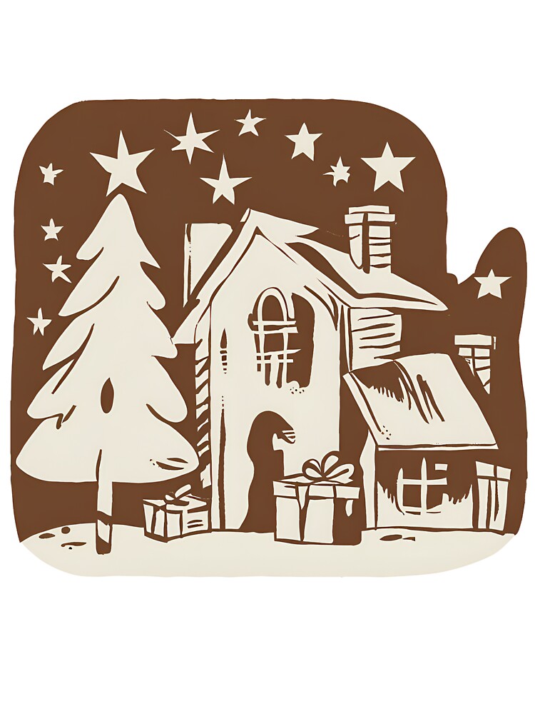 Pink Vintage Christmas Home, Home for the Holidays by ha11e11