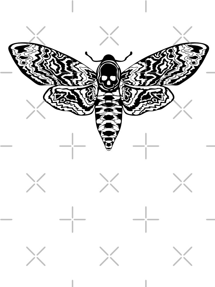 Death Head Hawk Moth by Krissy Eliza