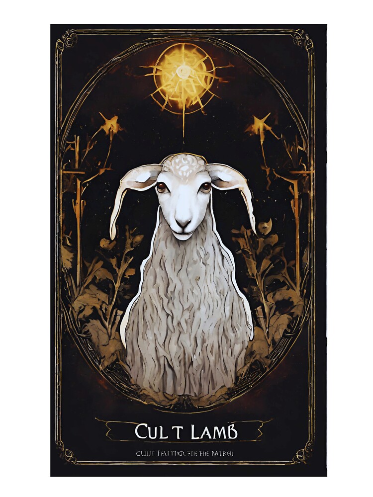 cult of the lamb tarot T-shirt by Tiendadeamor