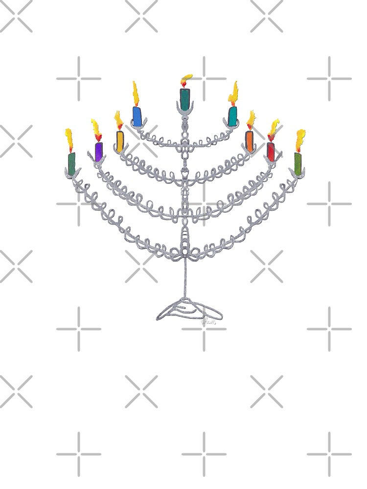 Hanukkah Menorah 112019 by mandalafractal