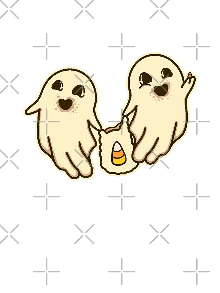 Ghost Buddies Trick or Treating by sentementomori