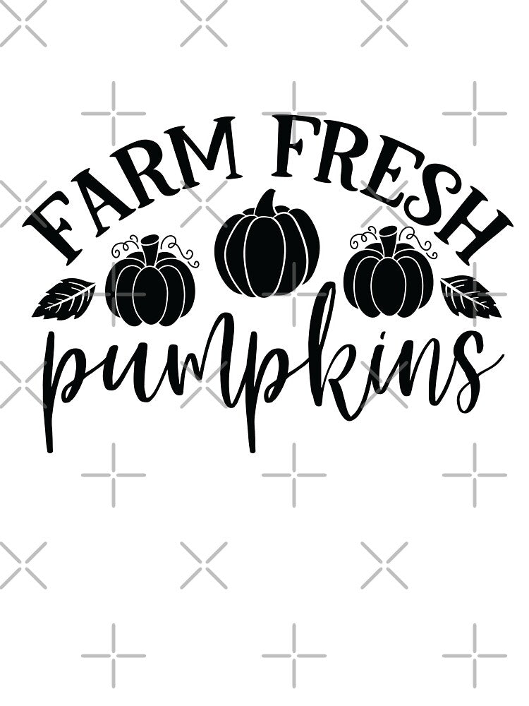 Farm Fresh Pumpkins Rustic Autumn Fall Vibes Design by FuzionRaptor