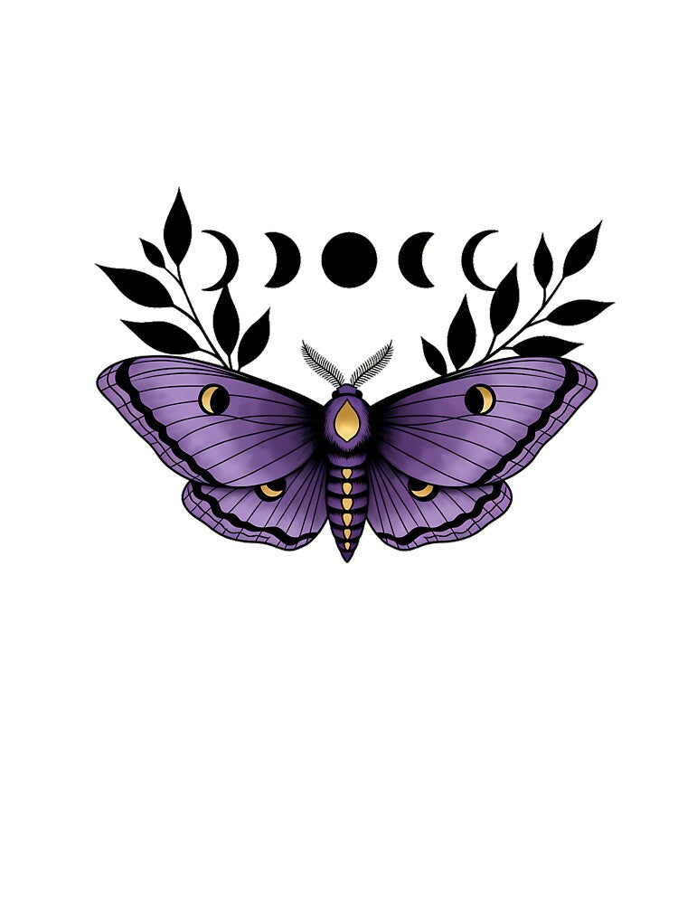 Moon Phase Moth Gift by IllumeInk