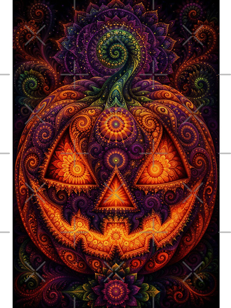 Psychedelic Jack O Lantern by hyperbeast store