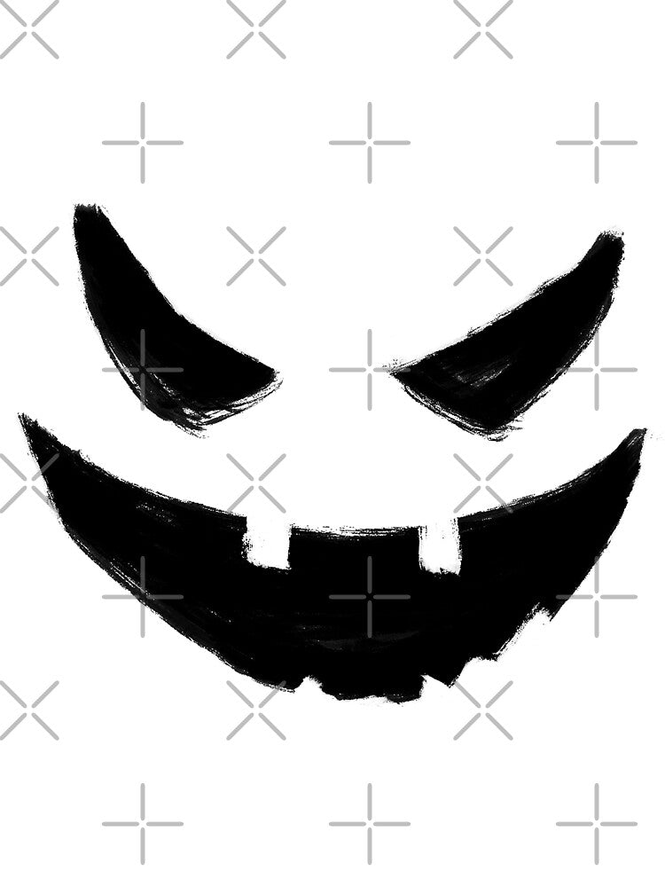 Cute Funny Halloween Scary Evil Pumpkin by tonylamfood