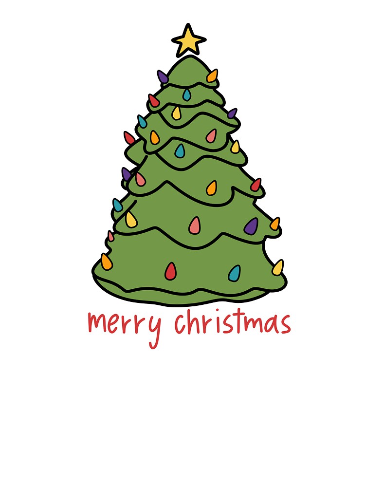 “Merry Christmas” Christmas Tree Decoration by AshlynGraphics