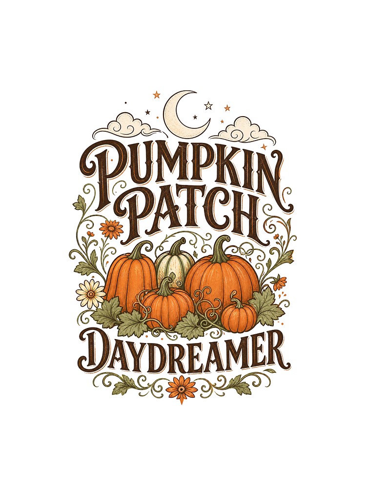 Pumpkin Patch Daydreamer Vintage Fall by Zenith Design