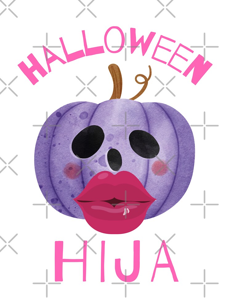 Halloween Hija - Funny Halloween Pumpkin Head by CosmicStory