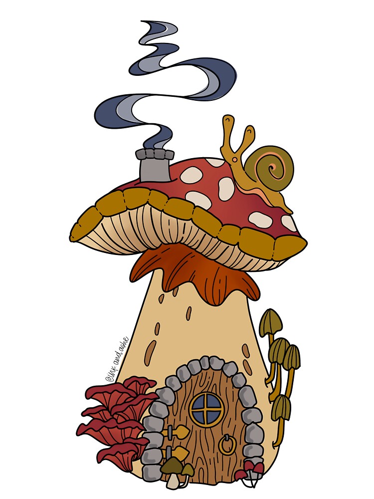 Mushroom House by inkandashe
