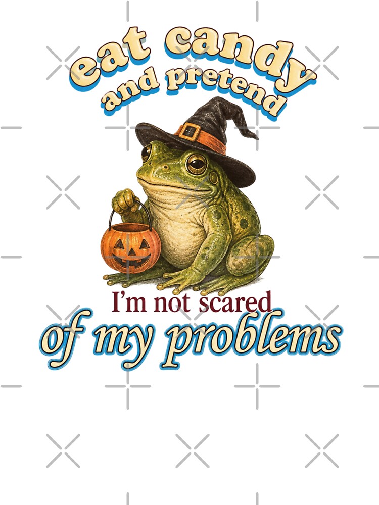 Eat Candy and Pretend Courage Frog by BoringClothes