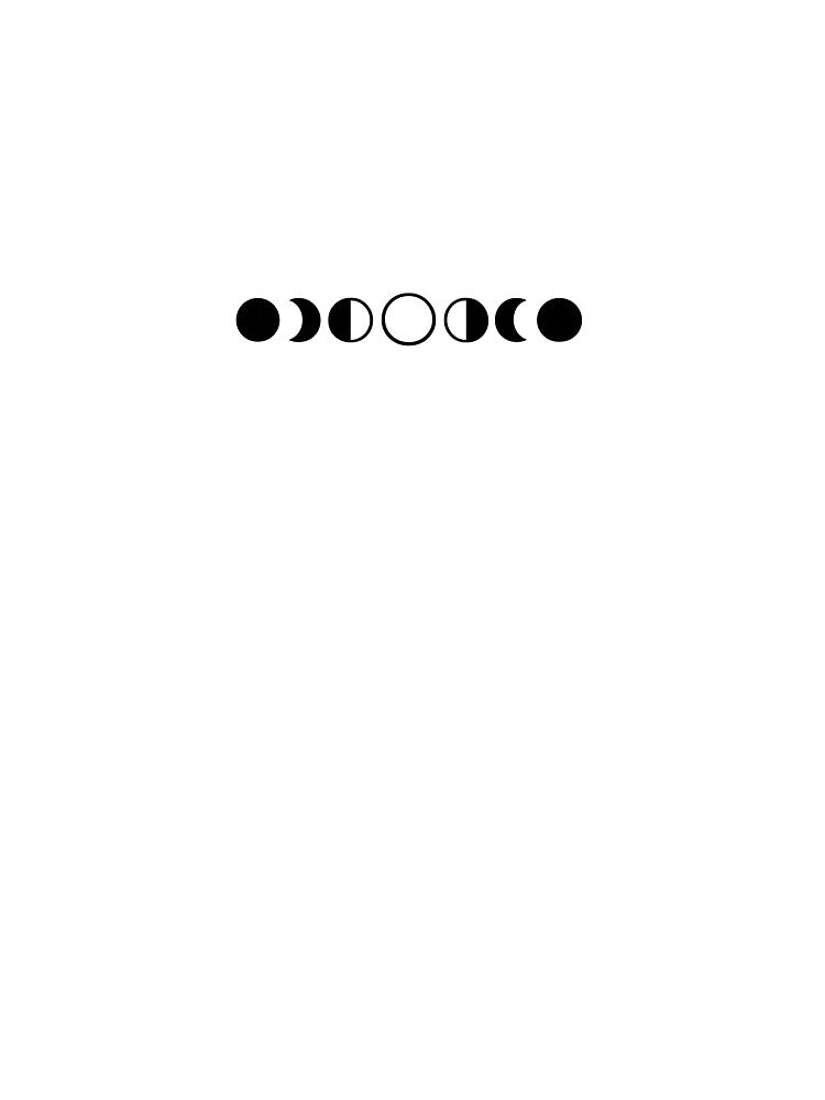 Moon Phases Line Icons by A Light Worker