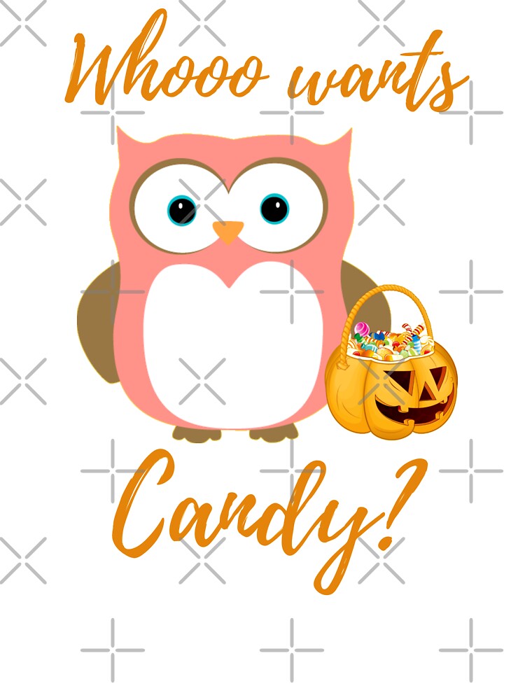 Whooo Wants Candy? Orange Owl Trick or Treat - by Boo-da-chay by Boo-da-chay