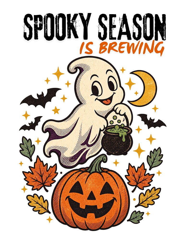 Spooky Season Is Brewing Vintage Halloween by Zenith-Co