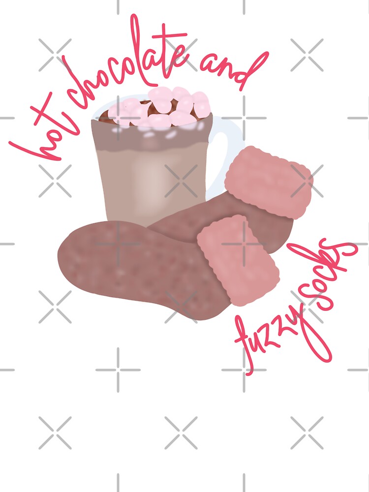 Hot chocolate and fuzzy socks by Becky-Marie