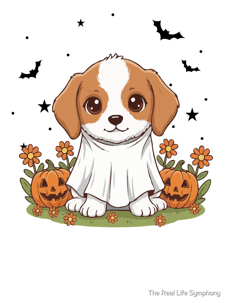 Virginia Hound  Puppy Ghost – Cute Halloween Dog Costume by The Real Life Symphony