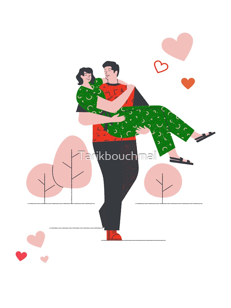 Lots of love in the spring t-shirt by Tarikbouchmal