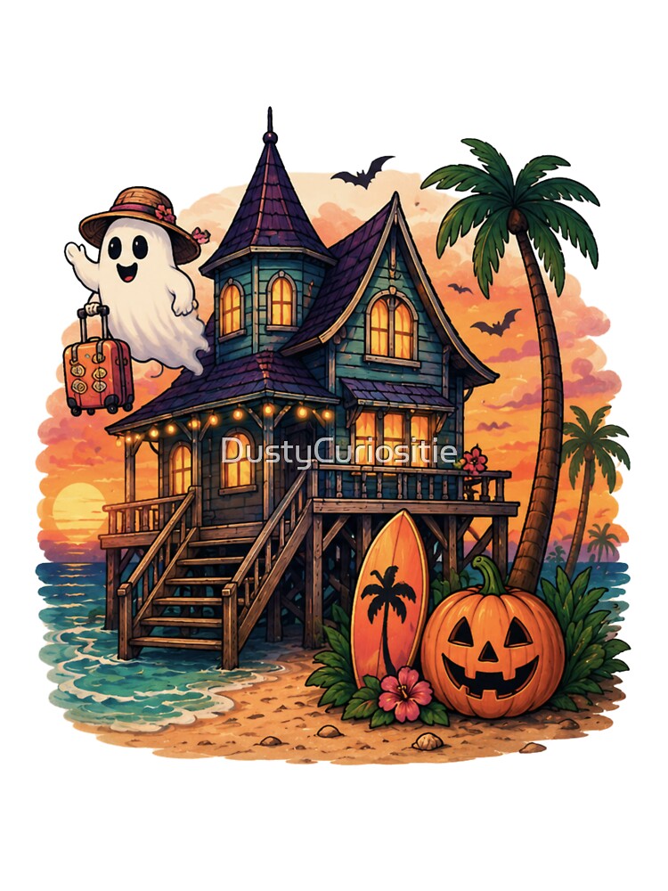 Haunted Beach House Summerween by DustyCuriositie