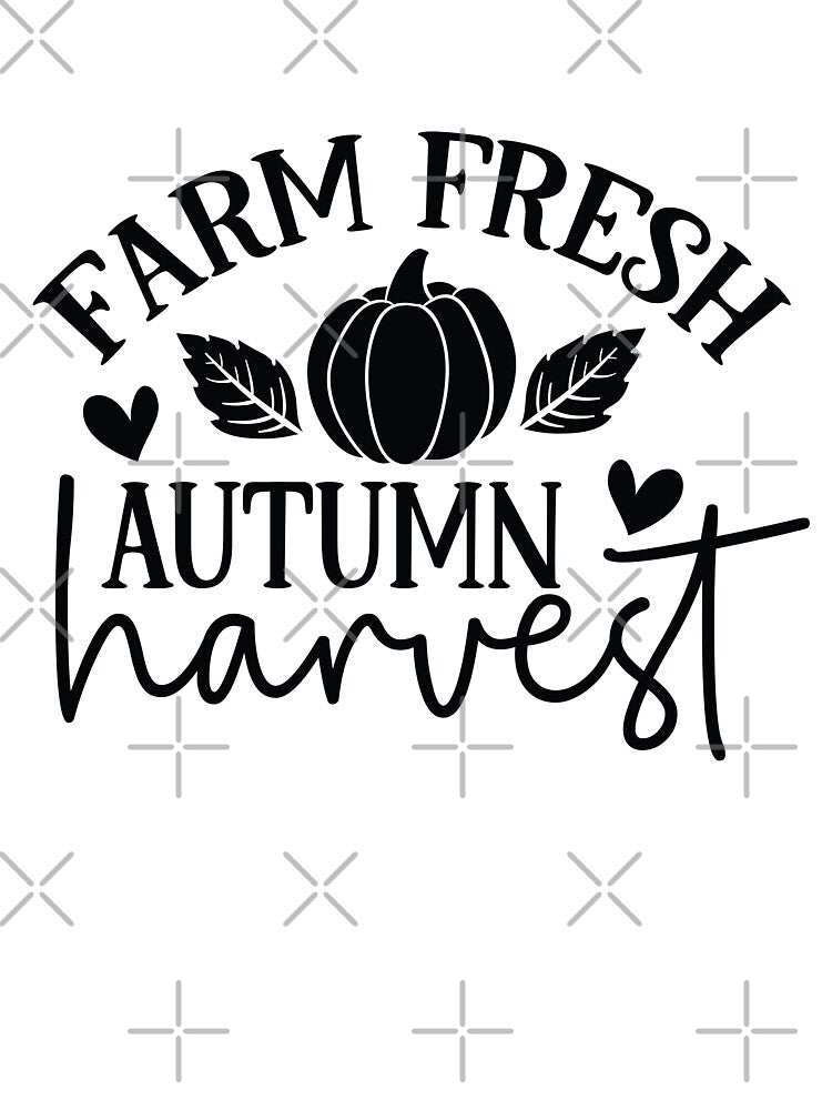 Farm Fresh Autumn Harvest Rustic Fall Vibes Seasonal Design by FuzionRaptor