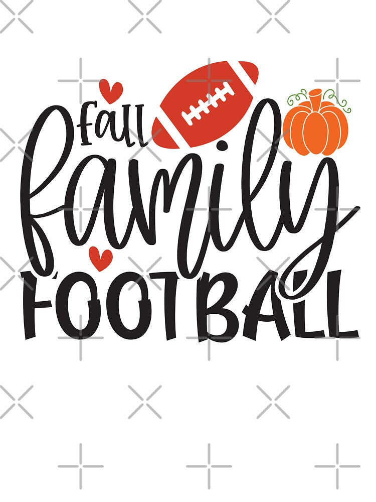 Fall Family Football - Cozy Autumn Season Sports Quote by FuzionRaptor