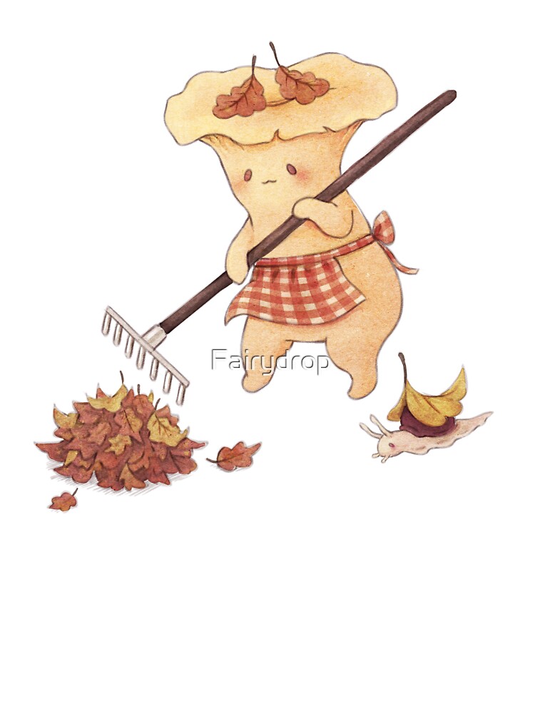 Autumn Leaves - Raking Mushroom by Fairydrop