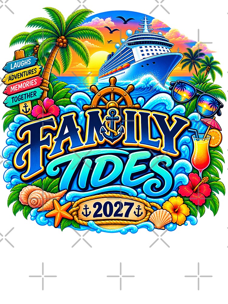 TRAVEL COLLECTION - FAMILY CRUISE - FAMILY TIDES • 2027 by WheelieGdArt