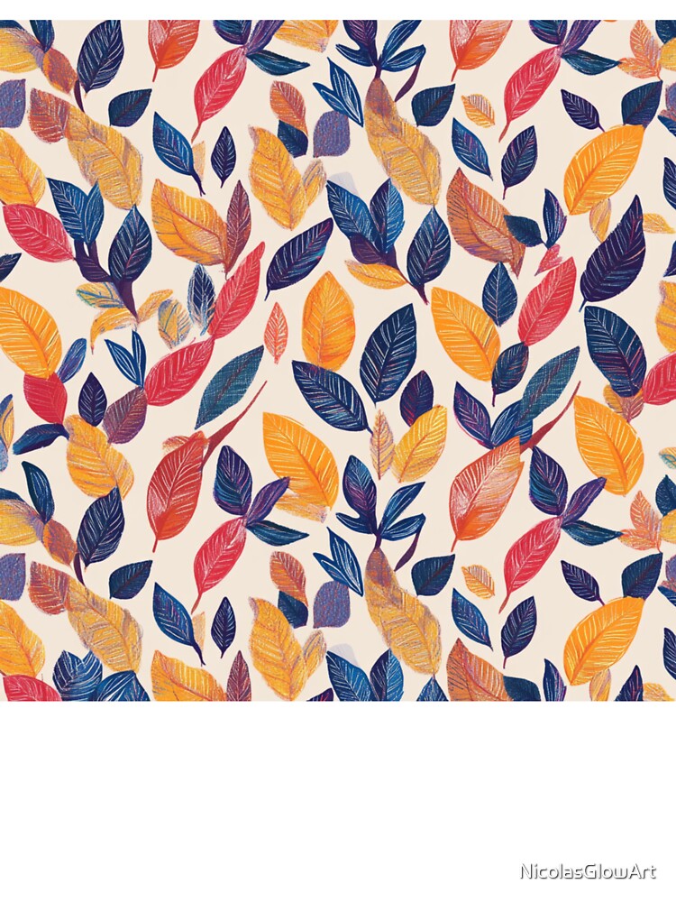 Autumn Leaves Pattern by NicolasGlowArt