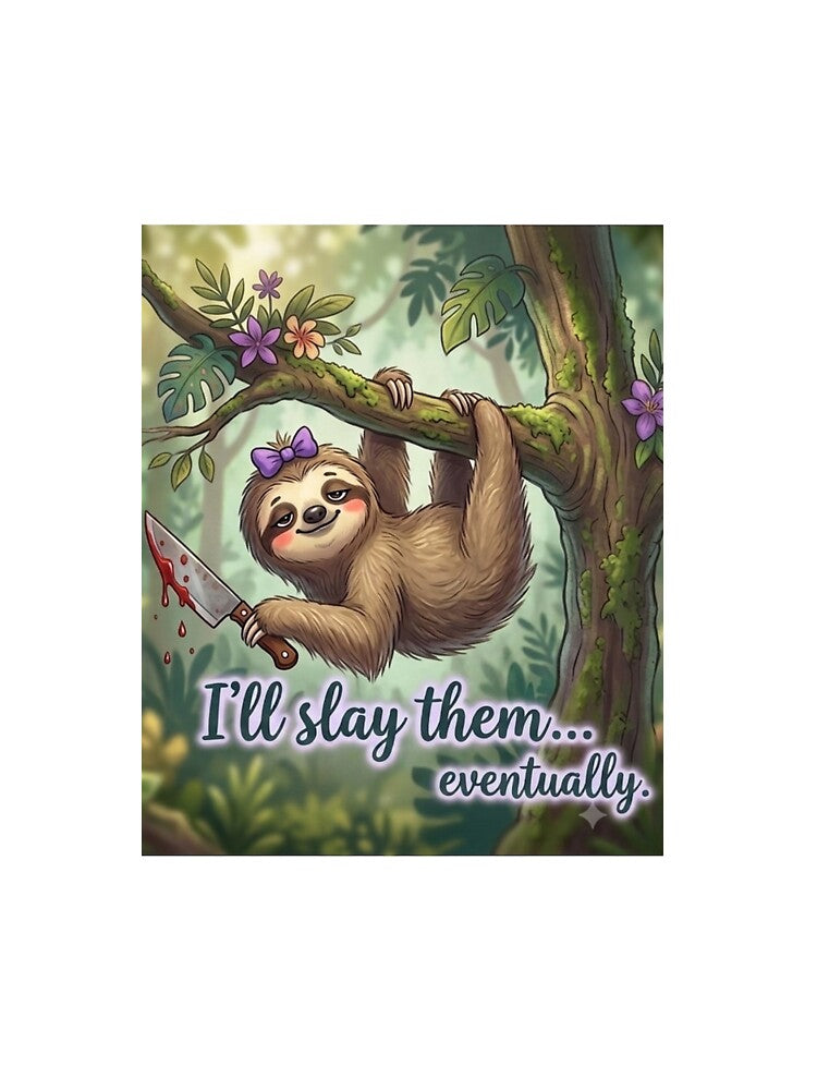 The Procrastinator’s Slay Sloth by SpookyNSweet