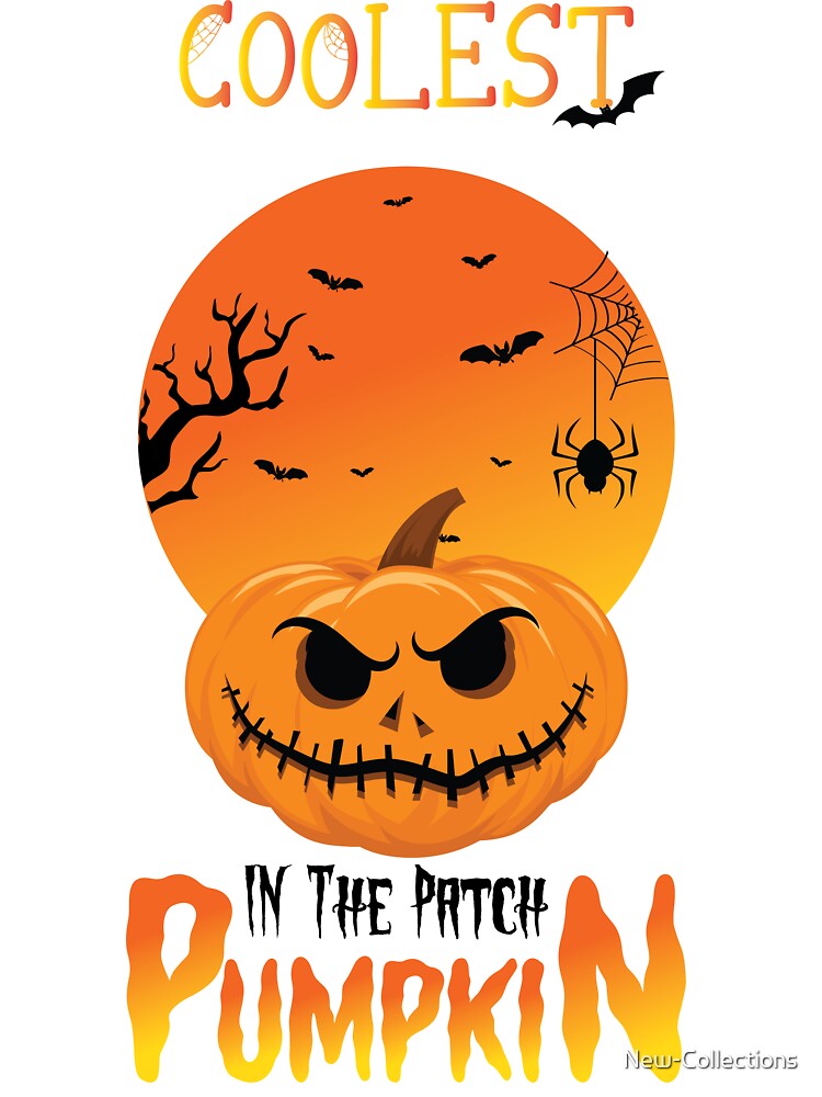 Coolest Pumpkin In The Patch Halloween Boys Girls Gift Kids by New-Collections