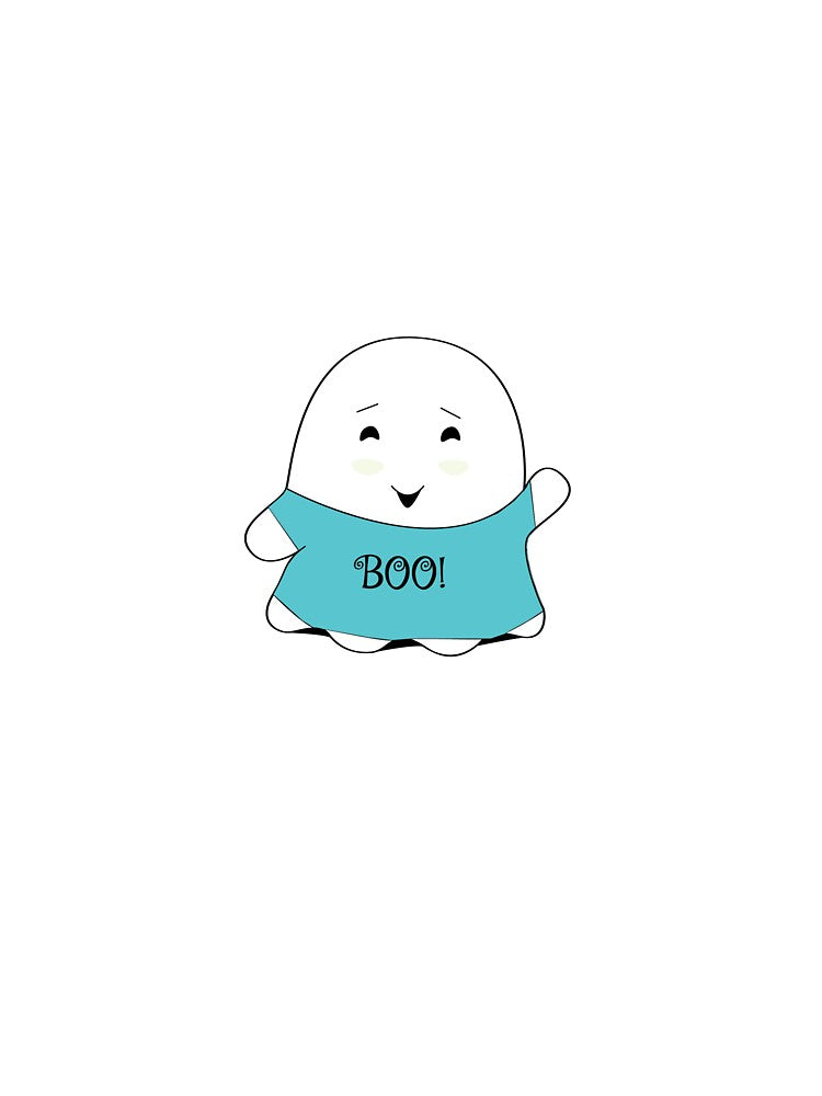 Ghost in Blue T-shirt by GhostedOptions