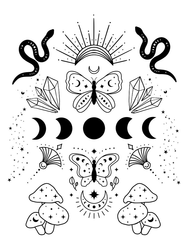 Celestial Boho Crystal Design by SheMakesMeLaugh