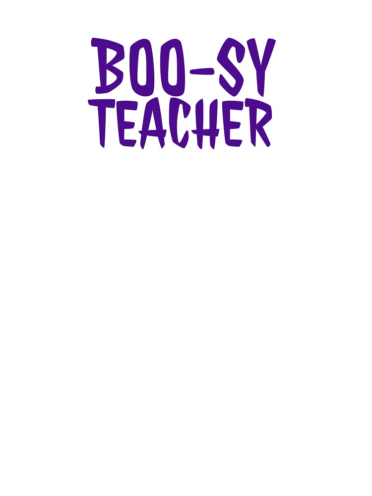 Halloween Teacher Funny Boo-sy  Educator Spooky School Shirt Design by E-lenaLu