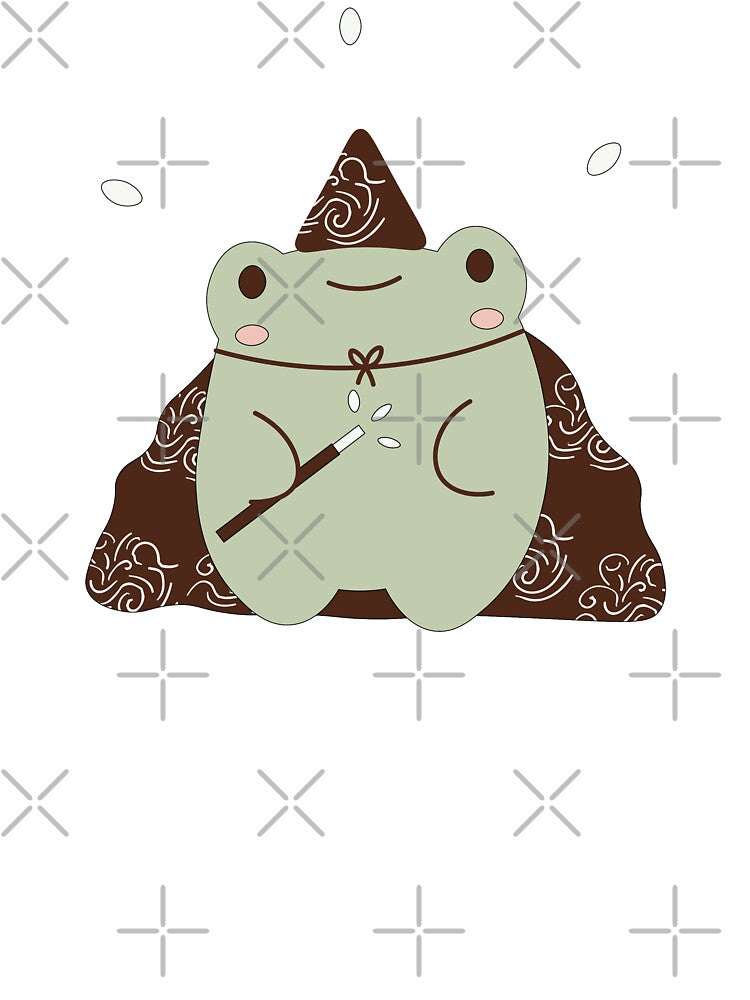 Wizard Frog Jeni | Cute froggy magic | kawaii green magical frog by Froggyhollow