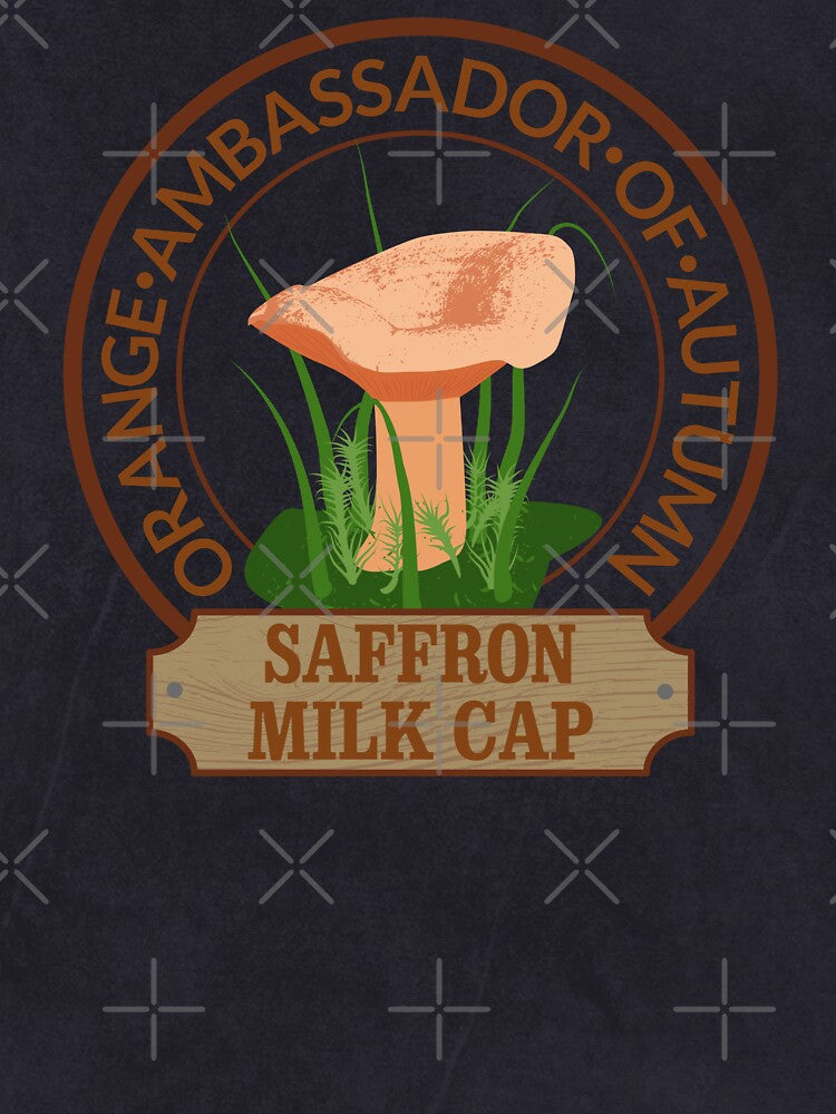 Mushroom, saffron milk cap by RedPoppyStudio