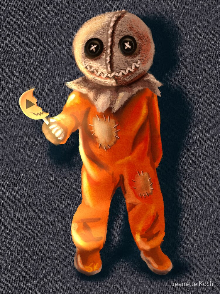 Creepy Kid Samhain Halloween Trick R Treat Art by Jeanette Koch