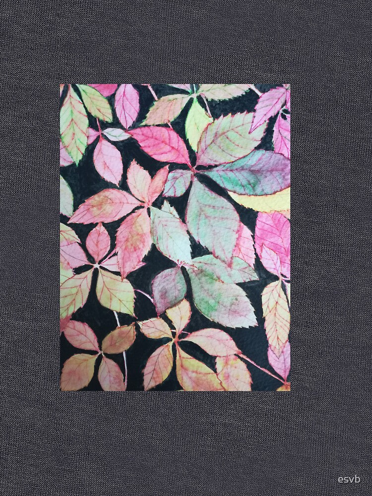 Autumn leaves watercolor painting by esvb