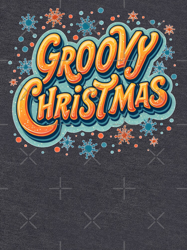 Groovy Christmas Retro 70s Vintage Holiday Shirt by RWZCraftedPixels