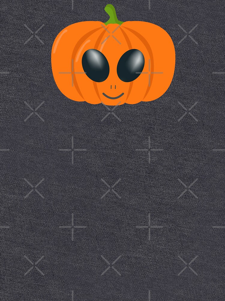 cute alien space tee UFO  fall pumpkin tee by chipmuckdesignn