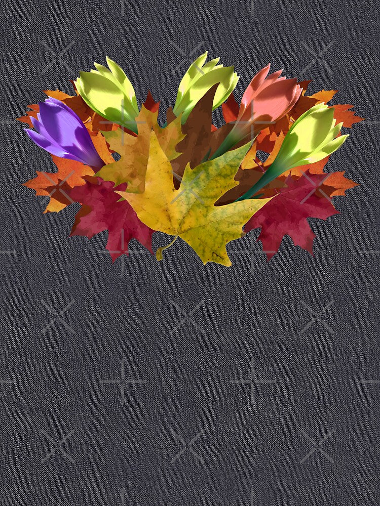Colorful bouquet of autumn leaves and flowers by mariya-ivanova