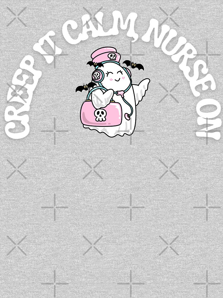 Creep It Calm Nurse On – Cute Halloween Ghost Nurse by Coaster Culture Industries