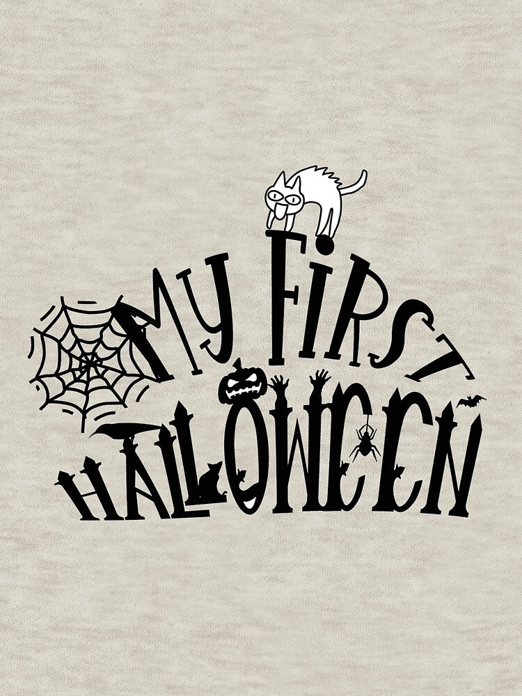 My First Halloween Funny Halloween Party Gift For Men And Women by Dadjokes Co