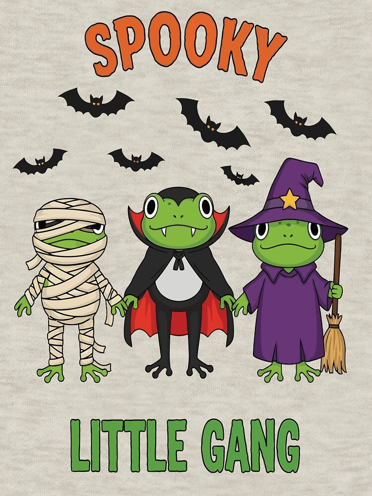 Spooky Little Gang – Halloween Frogs in Costume by HalloFrogs
